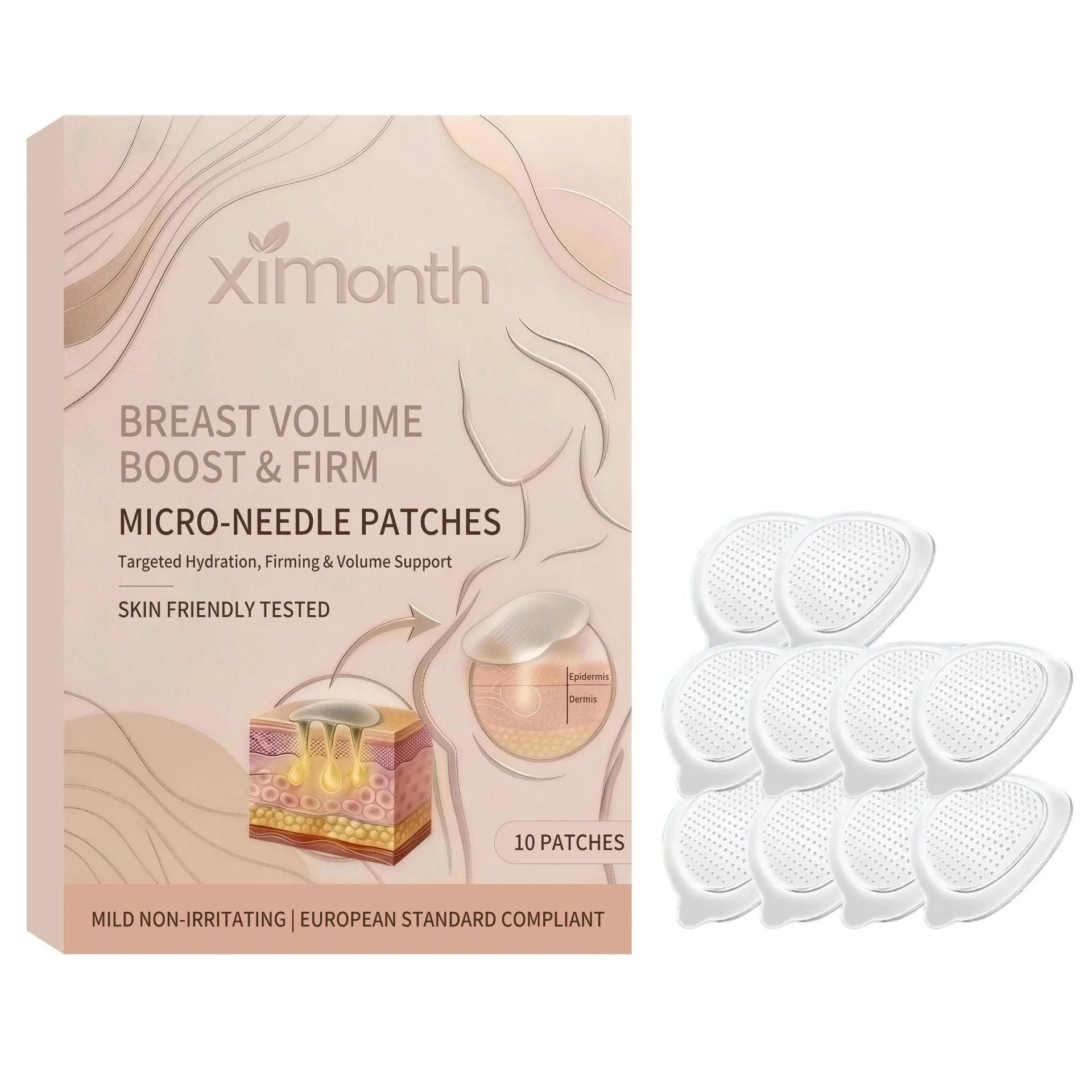 Micro Needle Patch pre krajší vzhľad dekoltu